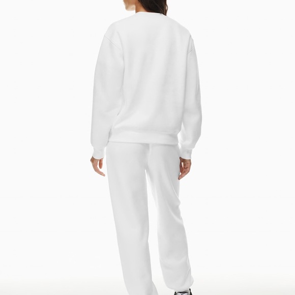 Aritzia Tna Cozy Fleece Perfect Crew Sweatshirt - Picture 8 of 8